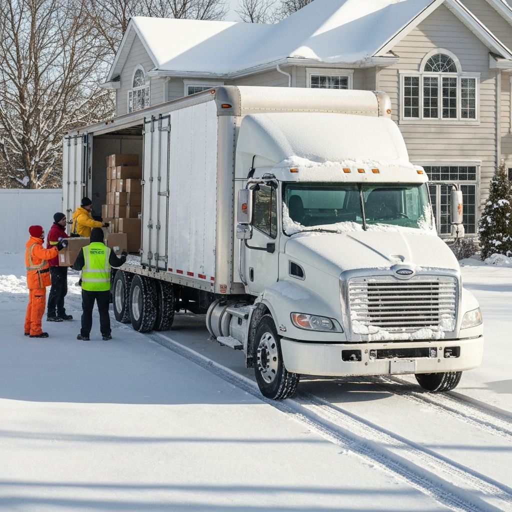 Umzug im Winter: Das musst du beachten